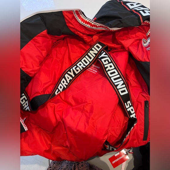 NWT Sprayground PATCH GRAFFITI PUFFER JACKET - Picture 6 of 7